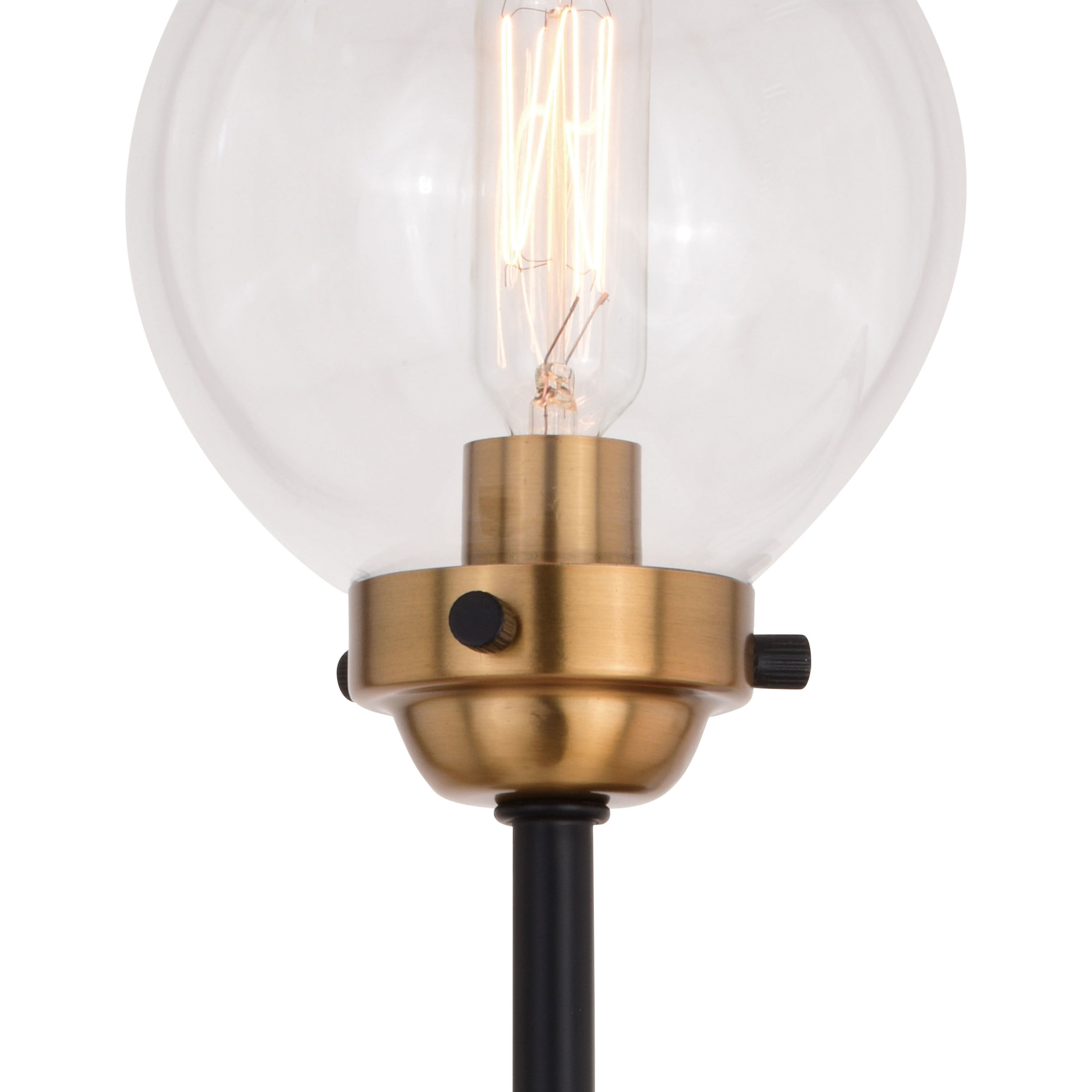 Orbit LED 5 inch Muted Brass and Oil Rubbed Bronze Wall Light in 1