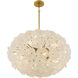 Audrey Pendant Ceiling Light in Brushed Gold