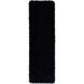 Nestle 96 X 30 inch Black Runner, Polyester