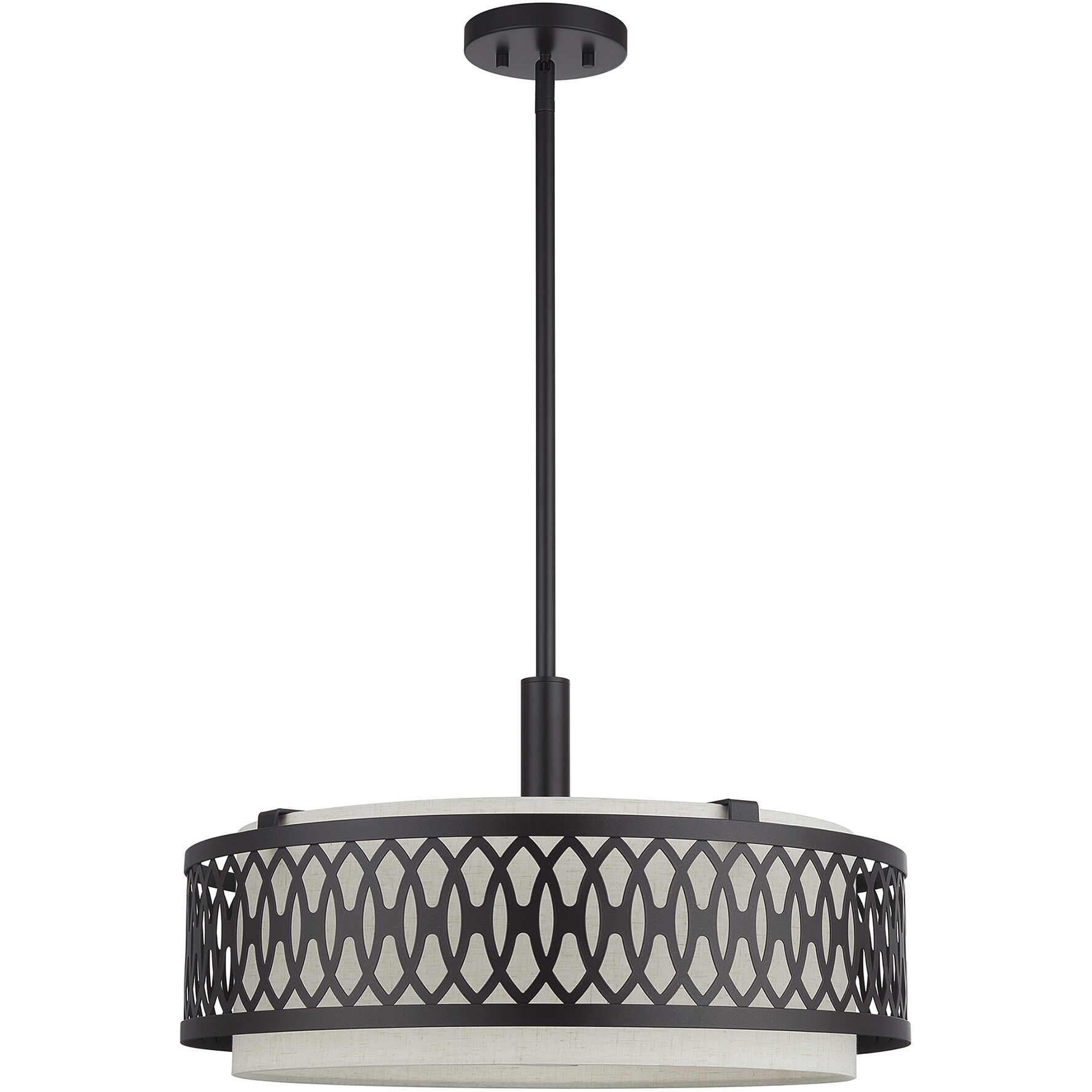 Vistaview 4 Light 21 inch English Bronze Pendant Chandelier Ceiling Light