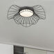 Elena LED 24 inch Natural Black Flush Mount Ceiling Light