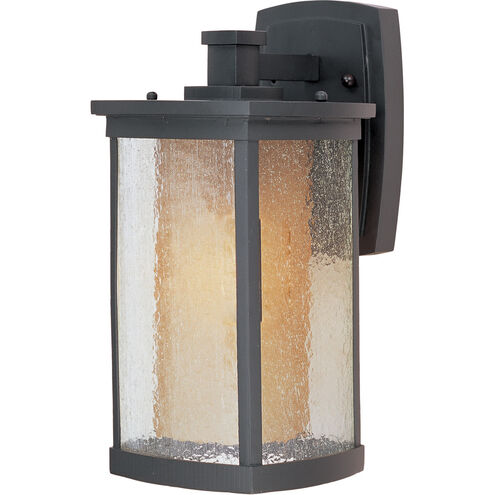 Bungalow LED E26 LED 14 inch Bronze Outdoor Wall Mount