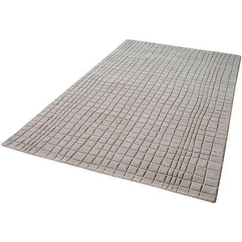 Blockhill 96 X 60 inch Greige Rug, Handwoven