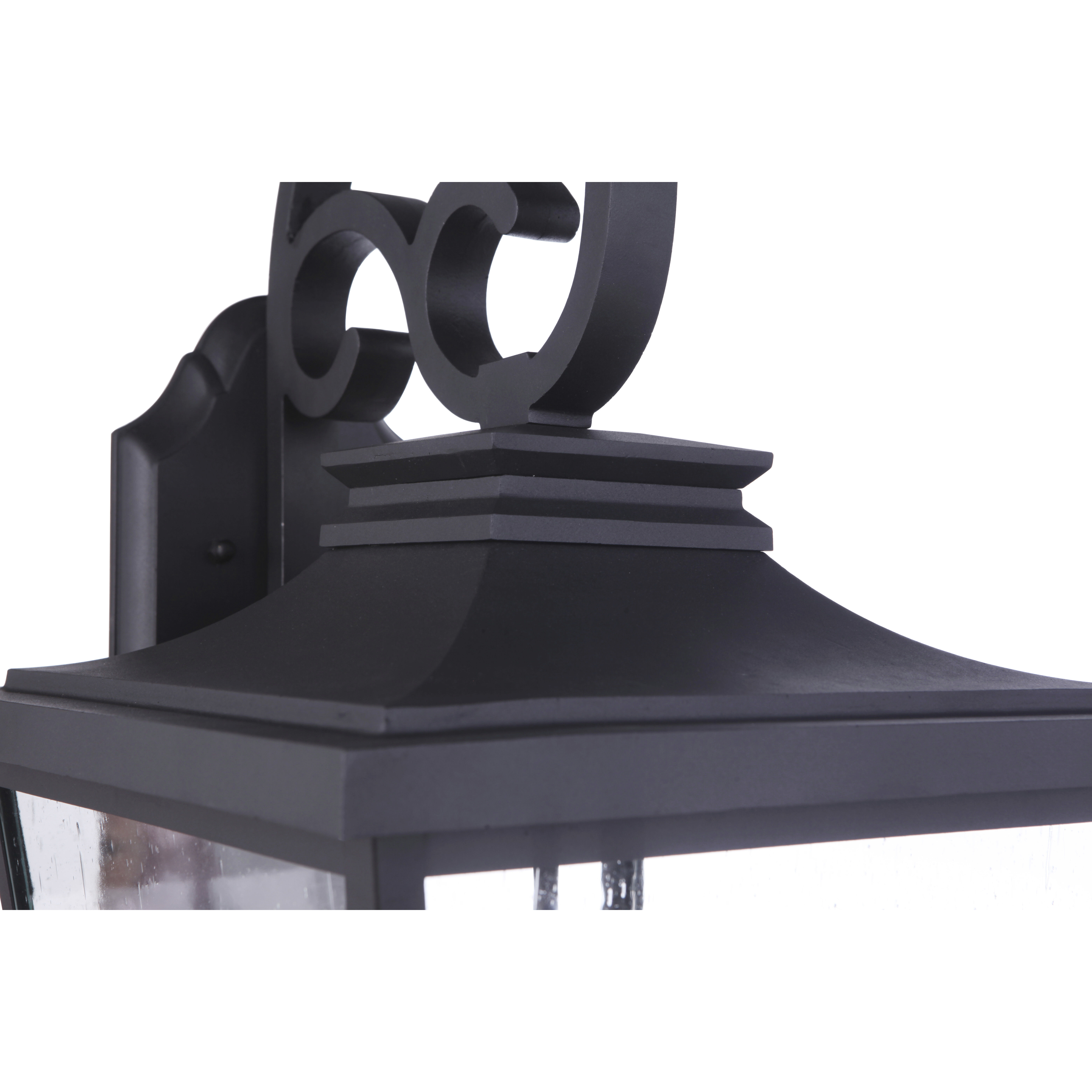 Tillman 3 Light 30.5 inch Textured Black Outdoor Wall Lantern