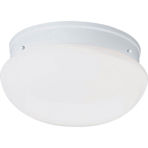 Melon 2 Light 12 inch White Flush Mount Ceiling Light in Bulbs Included