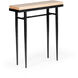 Wick 30 X 8.5 inch Black Console Table in Black/Maple Natural