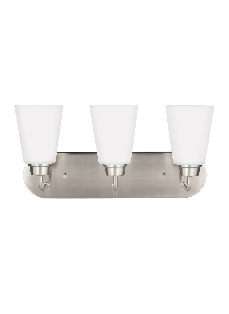 Kerrville 3 Light 18 inch Brushed Nickel Wall Bath Fixture Wall Light