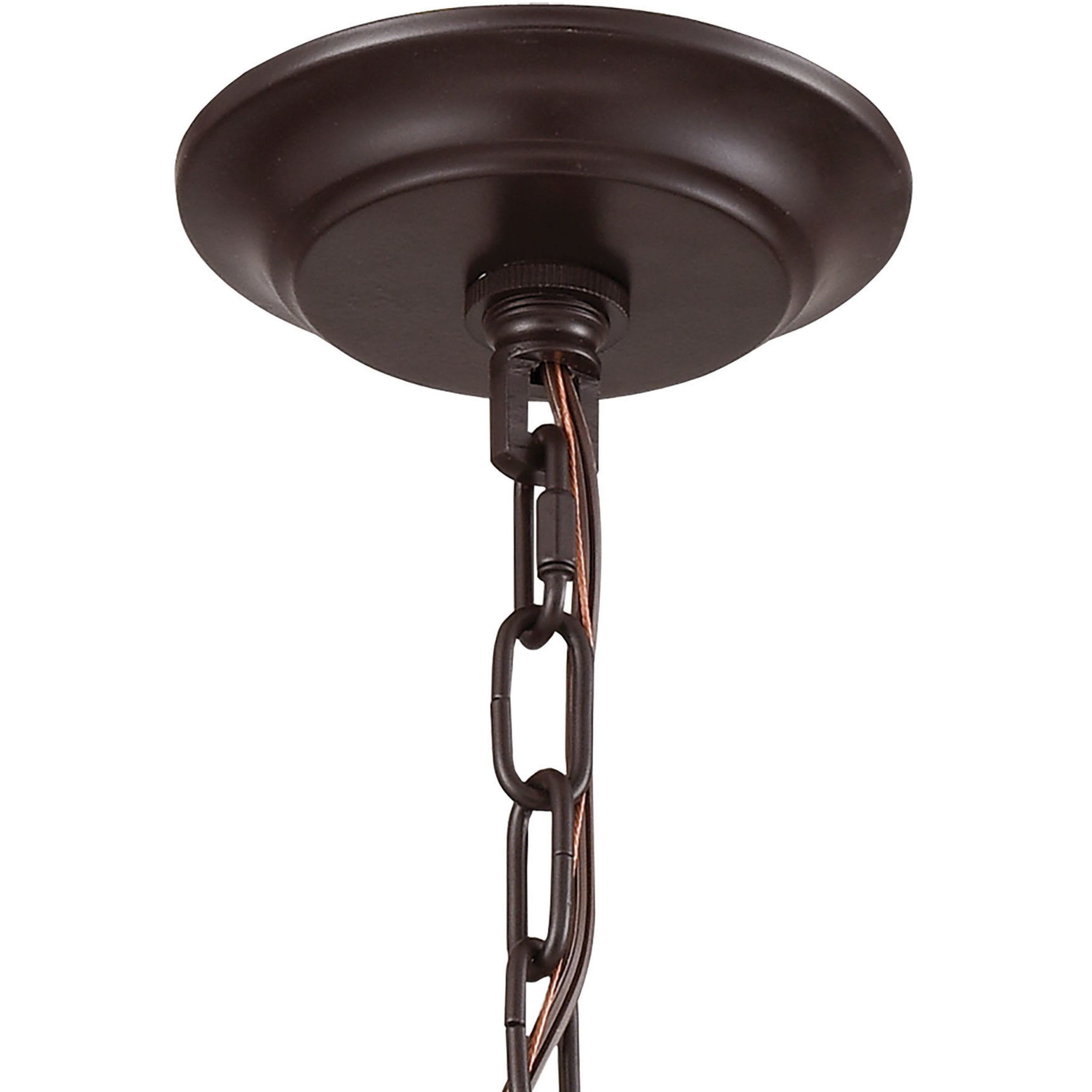 Natural Rope 1 Light 12 inch Oil Rubbed Bronze with Natural Mini Pendant Ceiling Light
