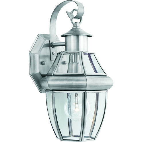 Heritage 1 Light 13.25 inch Brushed Nickel Outdoor Wall Sconce