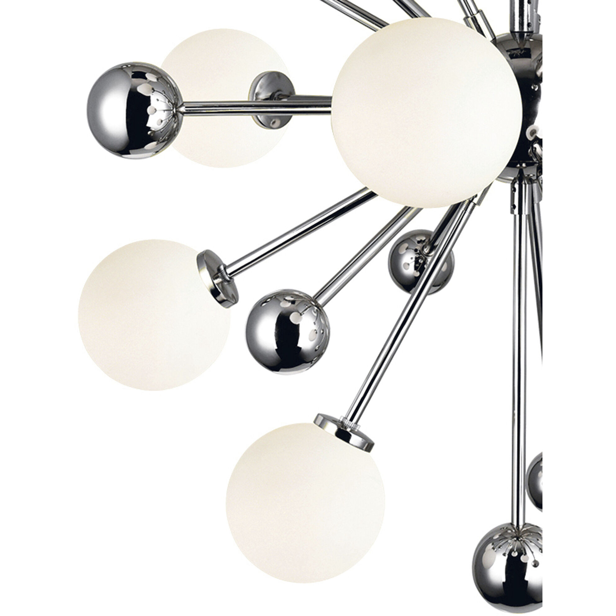 Element LED 16 inch Polished Nickel Chandelier Ceiling Light