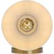 Shepard 1 Light 6.25 inch Modern Brass Wall Sconce Wall Light in Matte White