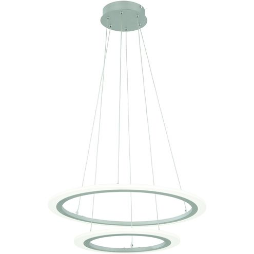 Discovery LED 23.75 inch Silver Pendant Ceiling Light