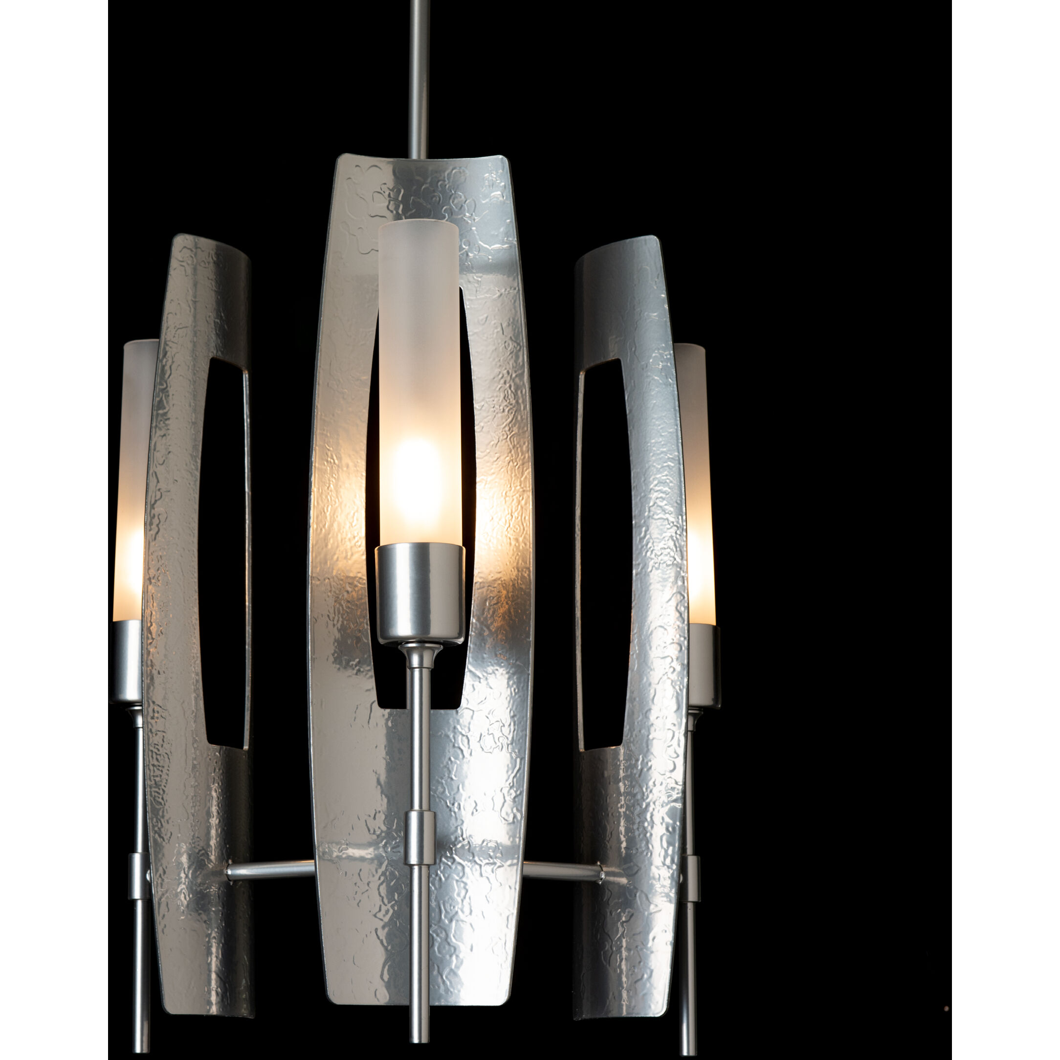 Passage 3 Light 16 inch Sterling Pendant Ceiling Light in Frosted