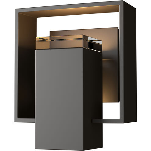 Shadow Box 1 Light 8.5 inch Coastal Oil Rub Bronze and Coastal Oil Rub Bronze Outdoor Sconce in Coastal Oil Rubbed Bronze, Small