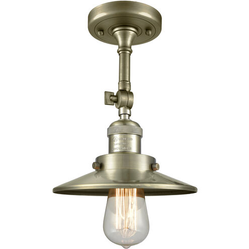 Franklin Restoration Railroad LED 8 inch Antique Brass Sconce Wall Light, Franklin Restoration