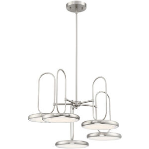 Sailee LED 27 inch Brushed Nickel Pendant Ceiling Light