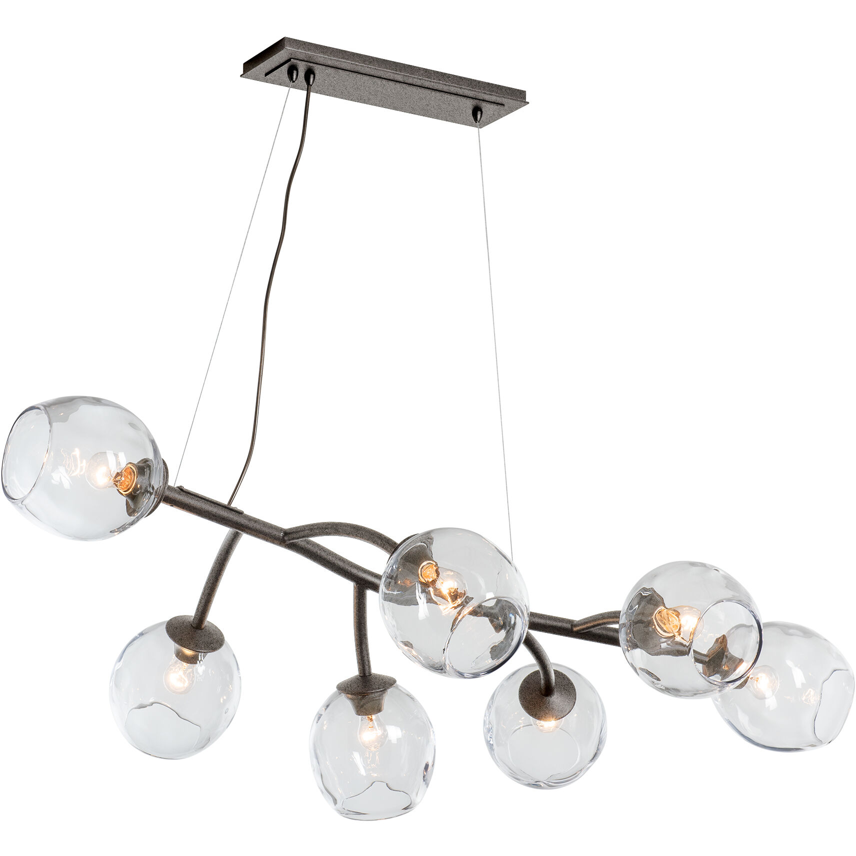 Vine 7 Light 49.3 inch Natural Iron Pendant Ceiling Light