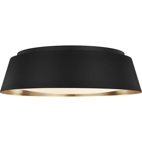 ED Ellen DeGeneres Asher 4 Light 19 inch Midnight Black Flush Mount Ceiling Light