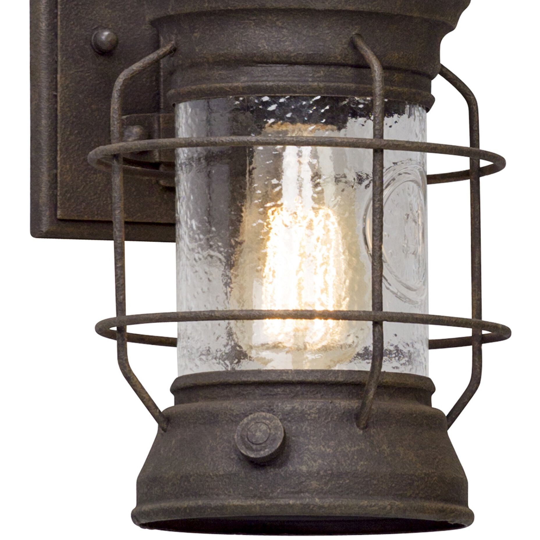 Atkins 1 Light 15.5 inch Heritage Bronze Outdoor Wall Sconce