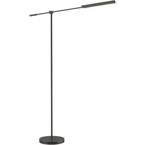 Astrid 54.69 inch 5.00 watt Metal Shade and Urban Bronze Floor Lamp Portable Light