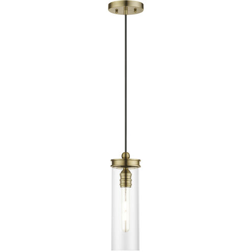 Devoe 1 Light 5 inch Antique Brass Mini Pendant Ceiling Light