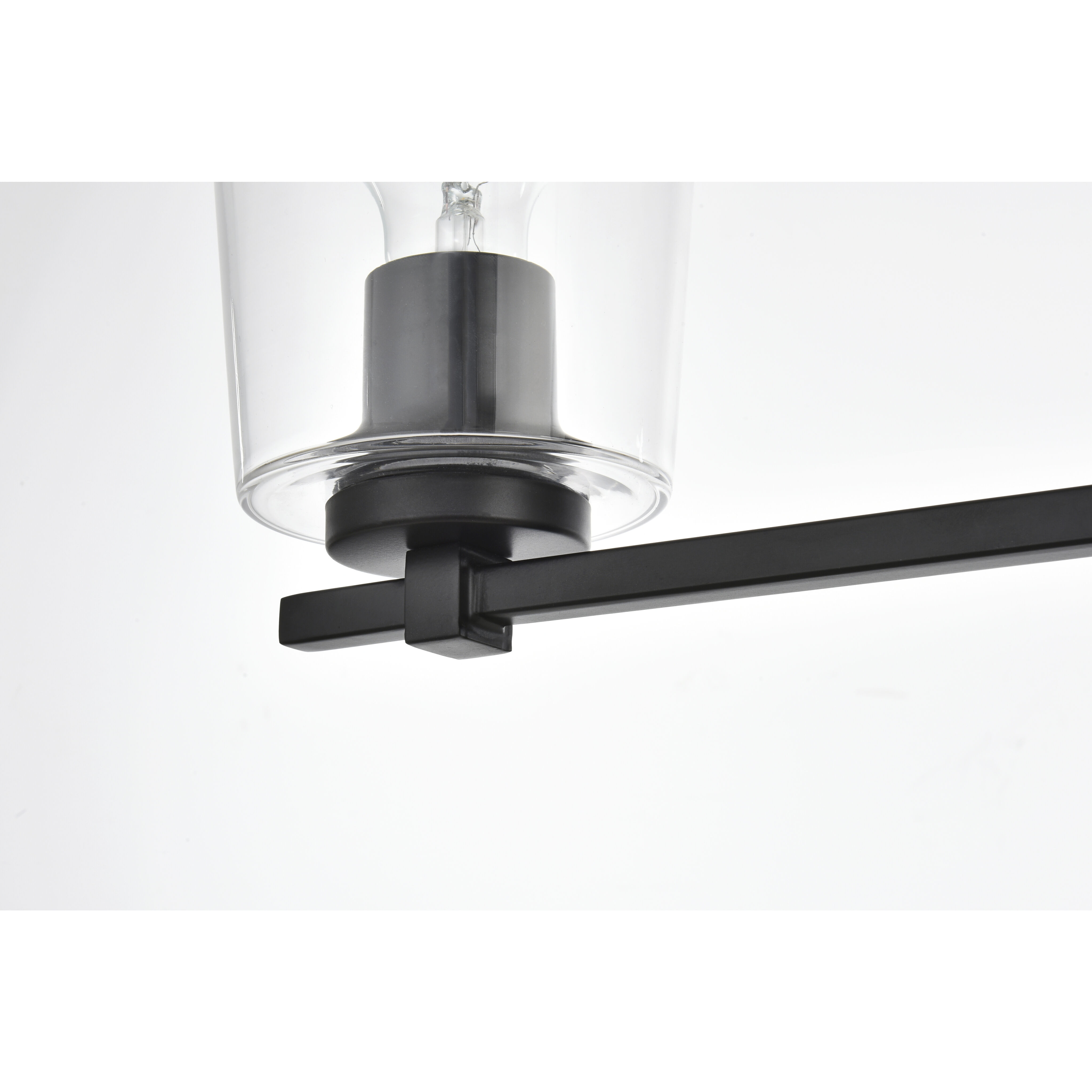 Kacey 3 Light 23 inch Black Bath Sconce Wall Light