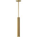 Reeds LED 2.25 inch Gold Single Pendant Ceiling Light