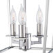 Cage 3 Light 8.5 inch Polished Nickel Pendant Ceiling Light