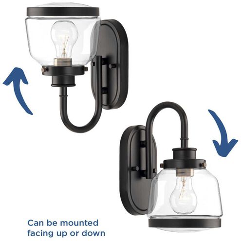 Judson 1 Light 7 inch Antique Bronze Bath Vanity Wall Light