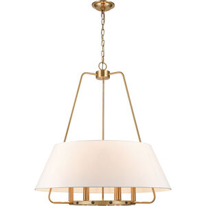 Tetbury 6 Light 28 inch Aged Brass Pendant Ceiling Light