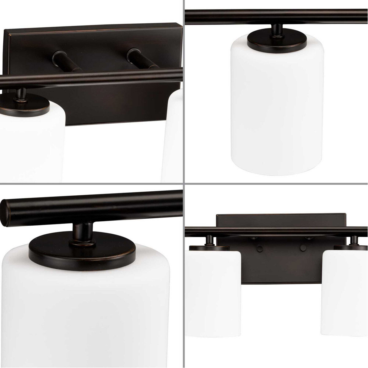 Replay 6 Light 48 inch Antique Bronze Bath Vanity Wall Light