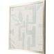 Geometrics Collection White Framed Art
