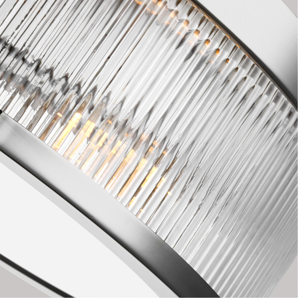 C M by Chapman Myers Geneva 2 Light 14 inch Polished Nickel Flush Mount Ceiling Light