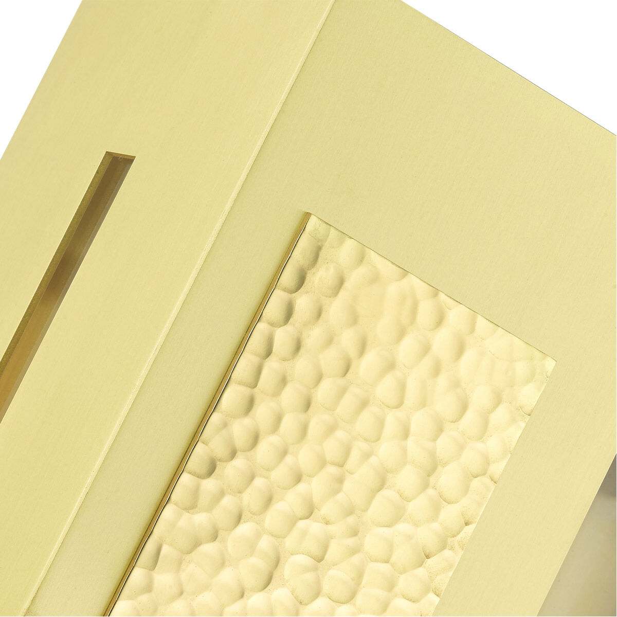 Lafayette 1 Light 14 inch Satin Brass Outdoor Wall Lantern