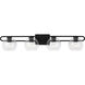 Codyn 4 Light 40 inch Midnight Black Bath Vanity Wall Light