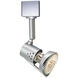 Aaliyah 1 Light 120V Silver Track Head Ceiling Light in H-Style