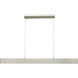 Slim LED 0.6 inch Brushed Aluminum Pendant Ceiling Light