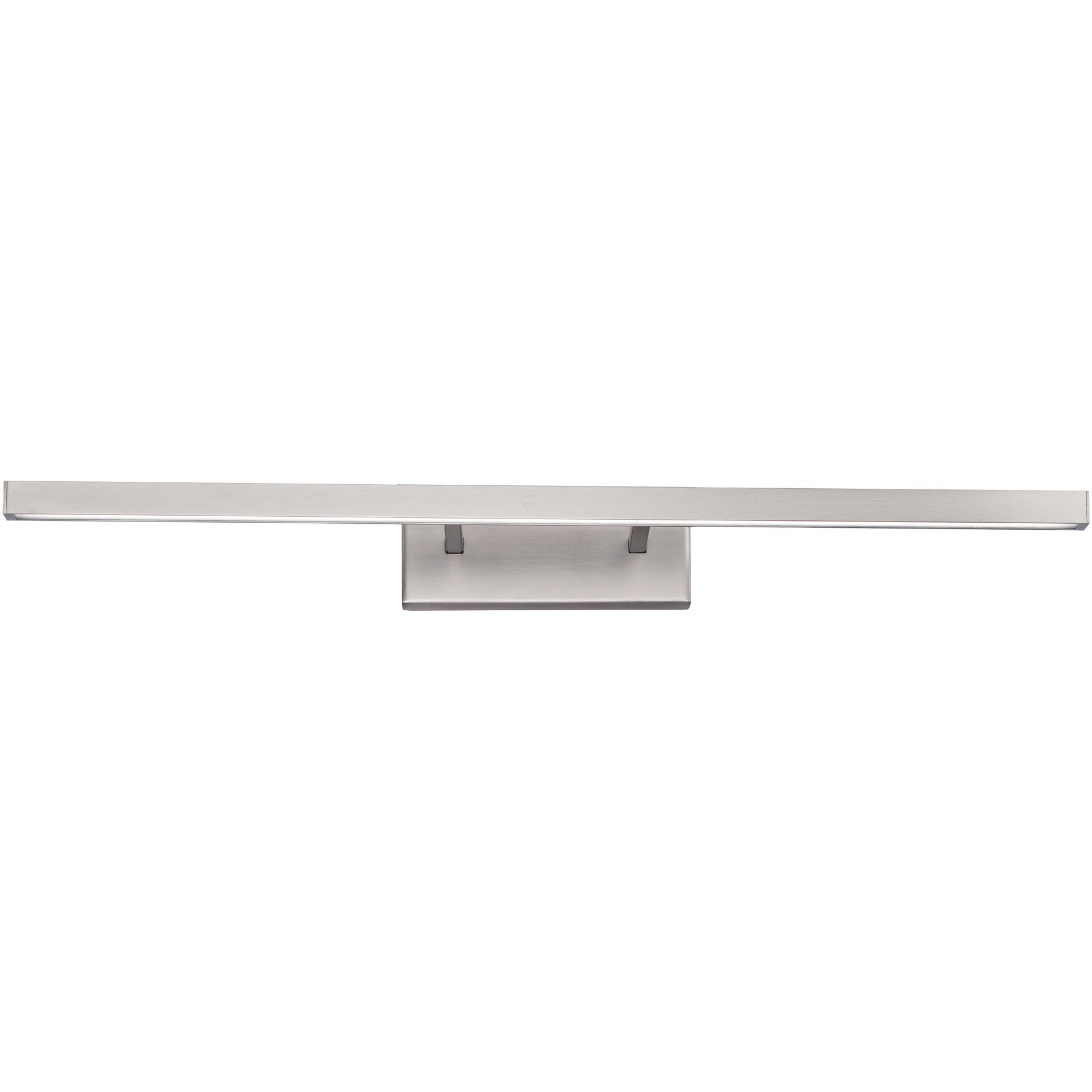 Parallax LED 24 inch Brushed Nickel Bath Vanity & Wall Light in 2700K, dweLED