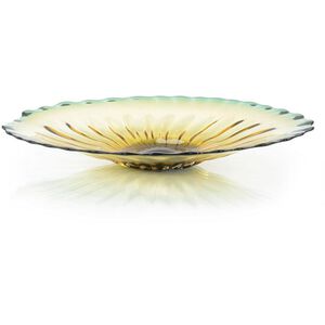 Handblown Glass 34.5 X 5 inch Bowl