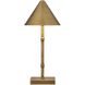 Mae 13.38 inch 2.30 watt Brass Bamboo Portable Rechargeable Table Lamp Portable Light, Coco & Dash