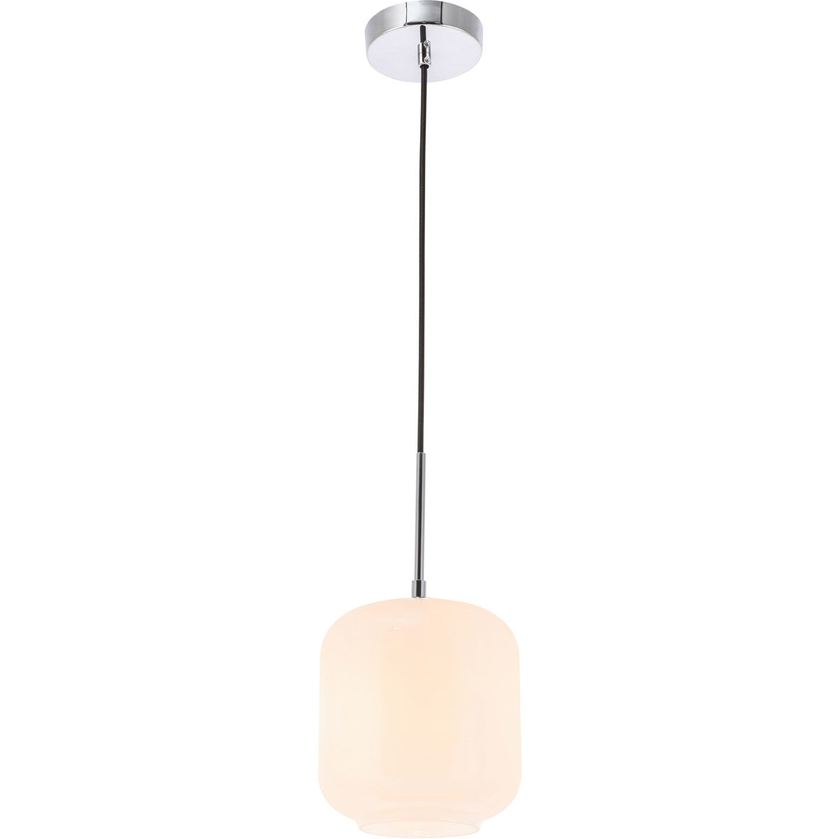 Collier 1 Light 7.3 inch Chrome Pendant Ceiling Light