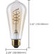 Lumos LED ST19 E26 8 watt 120 2000K LED, LED Filament