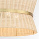 Fairview 4 Light 24.5 inch Brushed Brass Pendant Ceiling Light