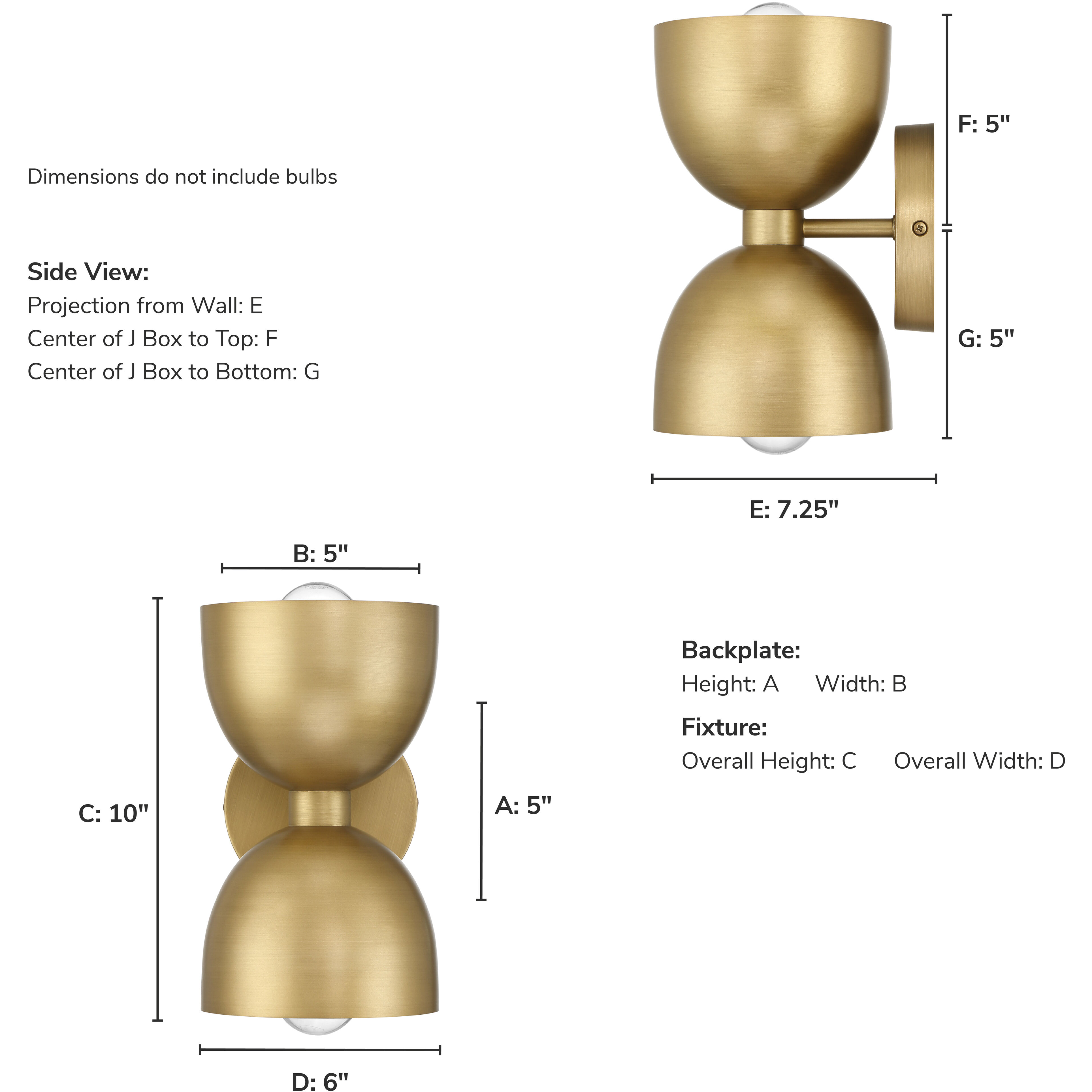 Erling Wall Sconce Wall Light, Medium