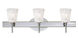 Nico 4 3 Light 23 inch Chrome Vanity Lighting Wall Light in Halogen, Glitter Stone Glass