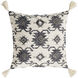 Lenora 20 X 20 inch Black Pillow Kit, Square