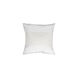 Solid Pleated 18 X 18 inch White Pillow Kit, Square