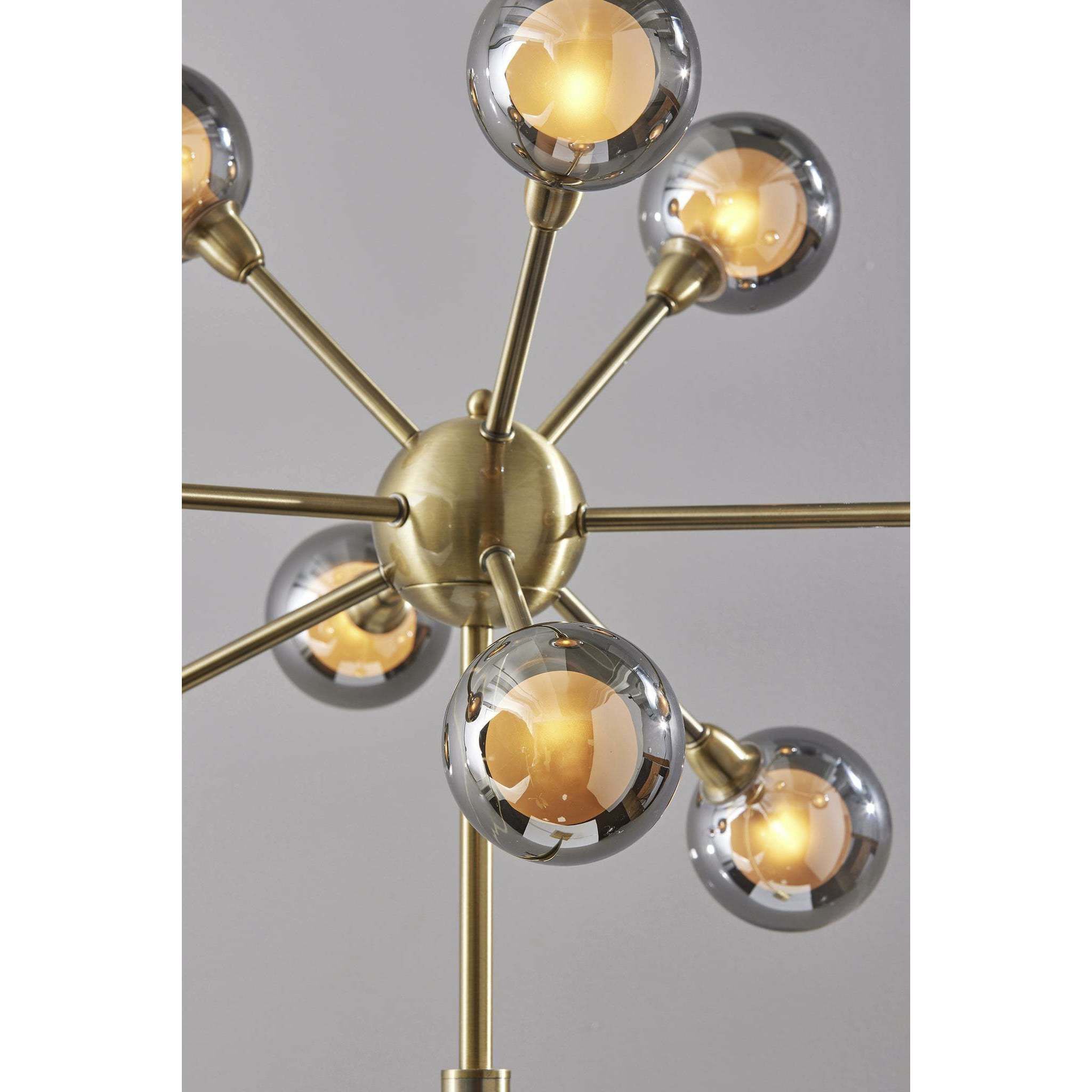 Starling 70 inch 27.00 watt Antique Brass Floor Lamp Portable Light