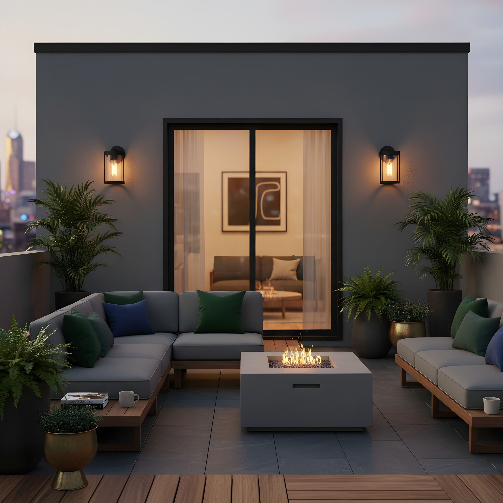 Luning 1 Light 10 inch Textured Black Outdoor Wall Lantern in Incandescent, Clear Glass, Small