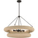 Aeris 8 Light 36 inch Dark Bronze Pendant Ceiling Light